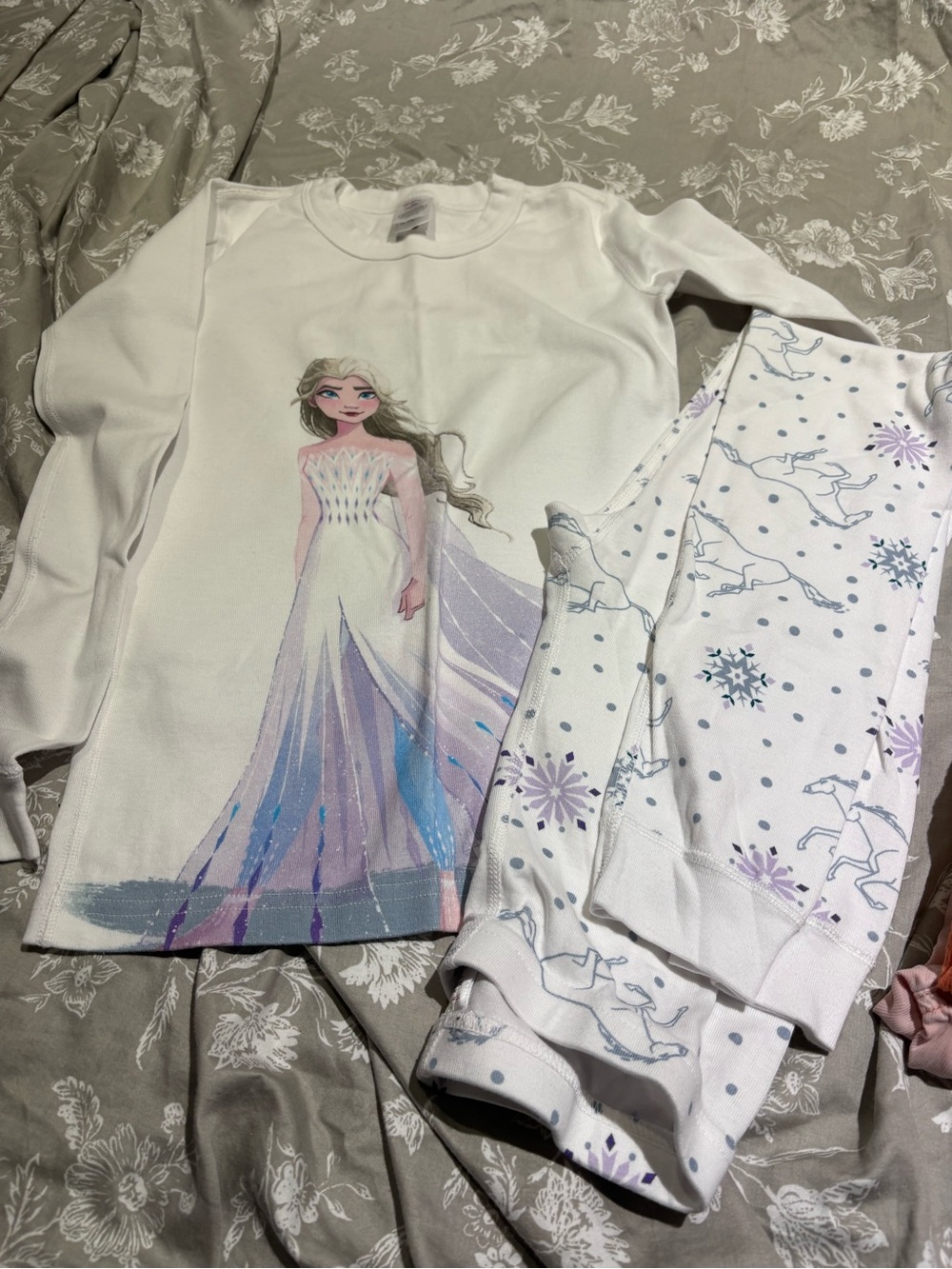 Hanna Andersson Disney Frozen Elsa long sleeve pjs 12 150